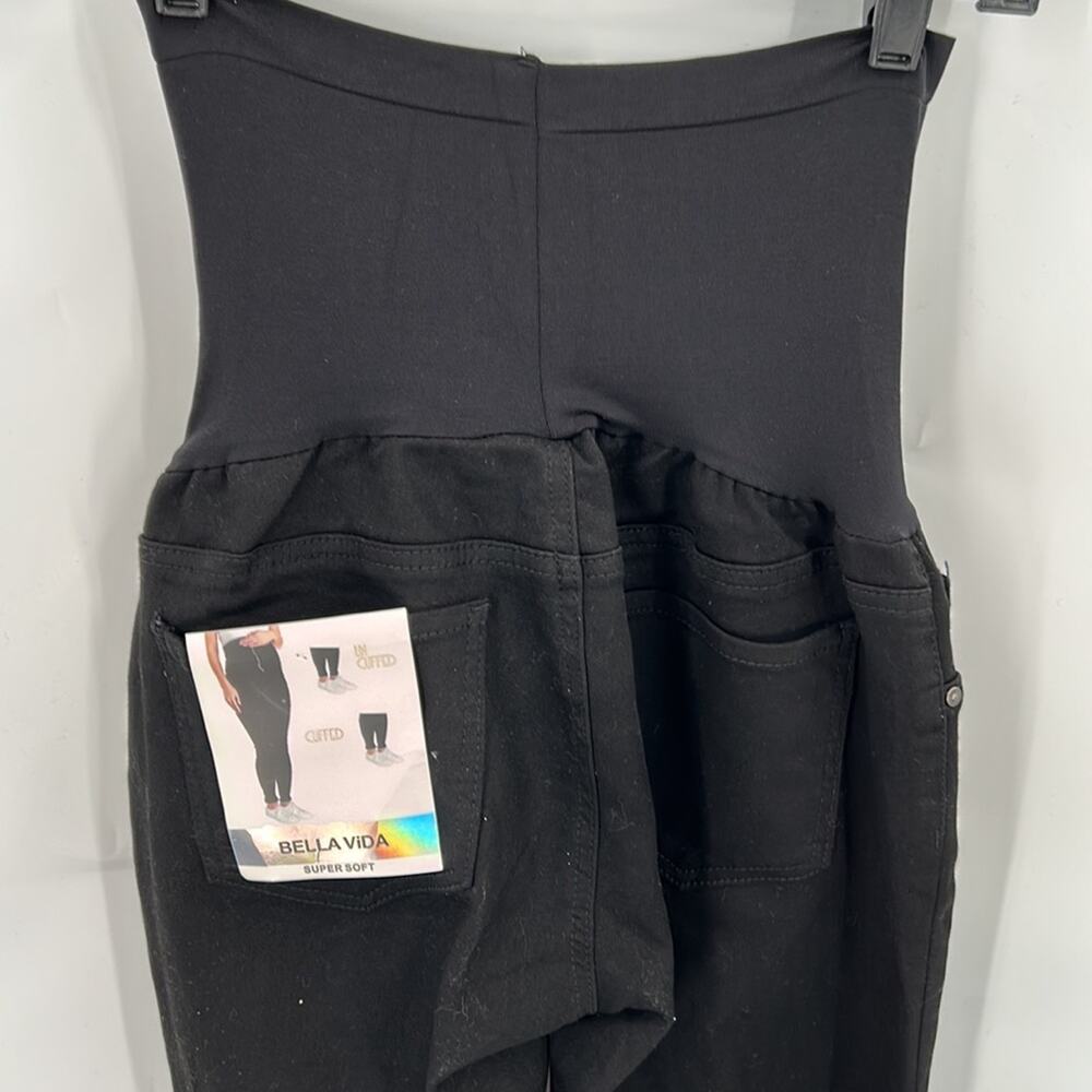 Bellavida Maternity Black NWT Cuffed or Uncuffed Panel Pants Size XL - Picture 8 of 13